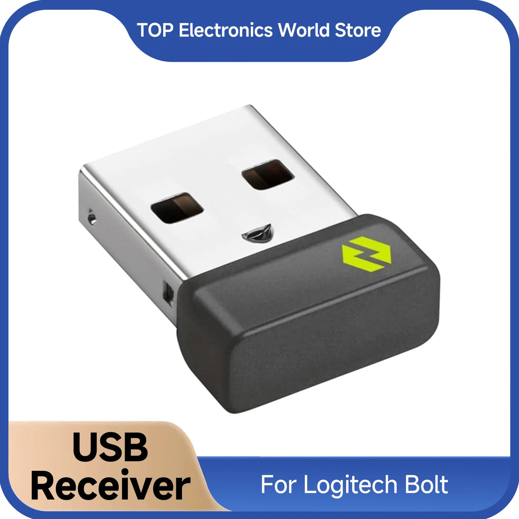 USB Receiver For Logitech Bolt Adapter - Multi Device Receiver For MX Keys Mini, POP Keys Keyboard / Mouse, K860, M650