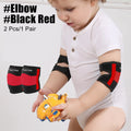1Pair Baby Elbow Knee Pads for Crawling Adjustable Knee Pads Toddler Crawler Knee Elbow Protector for Infant Girl Boy Crawling