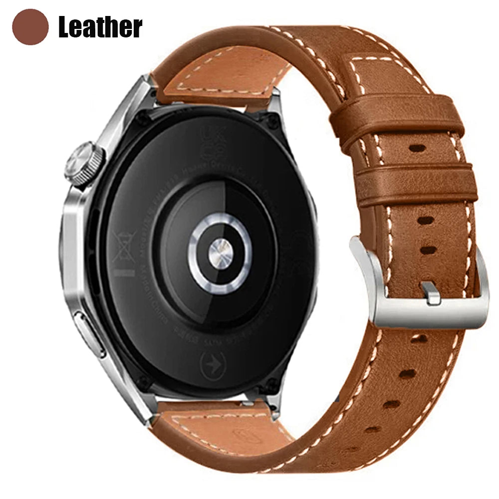Replacement 22mm Strap For Huawei Watch GT6 6Pro GT5 GT 4 3 2 46mm Watch 5 4 Pro Smartwatch Leather Silicone Bracelet Wristbands