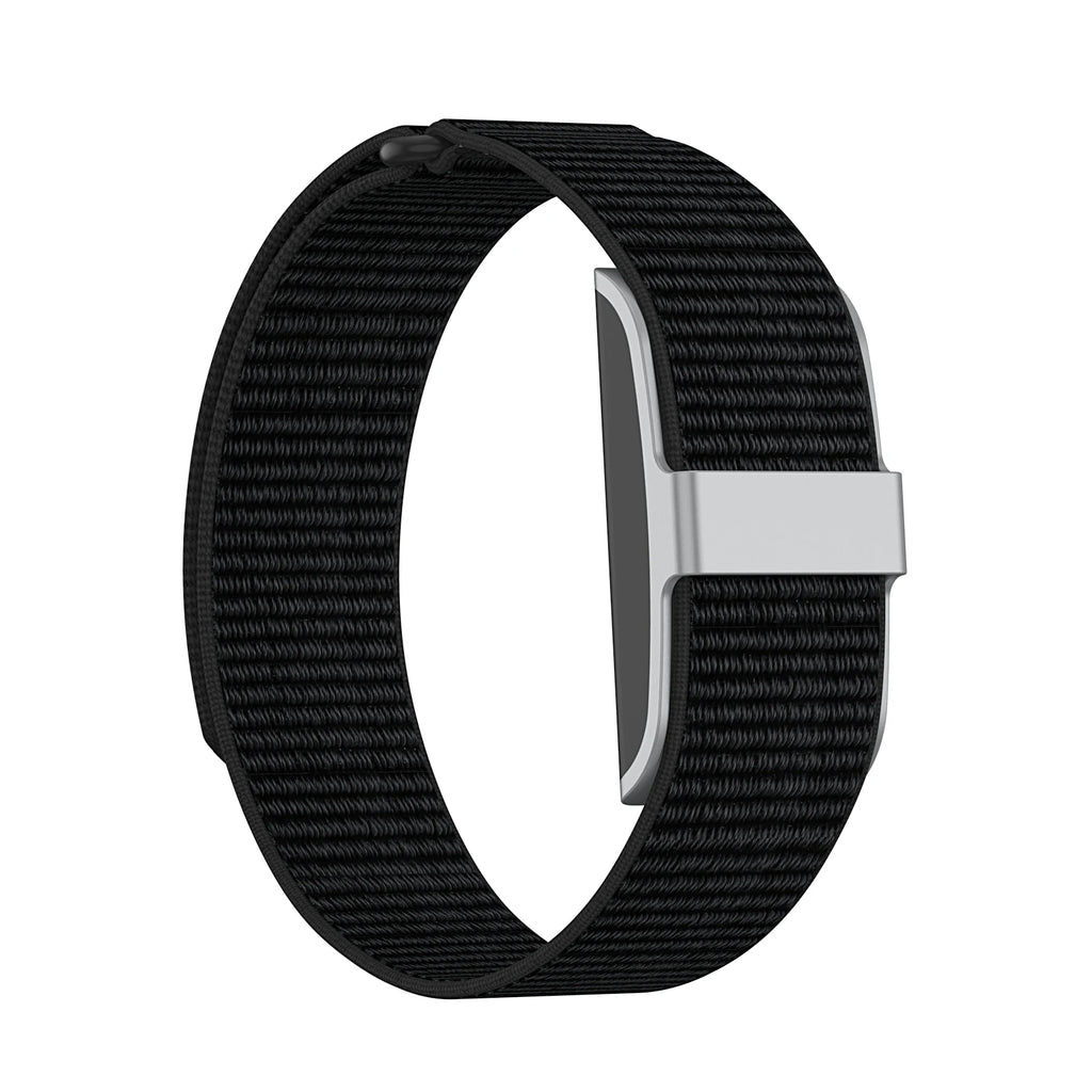 Suitable for Humu Band smart wristband strap 20mm single straight through nylon loop strap, breathable and comfortable
