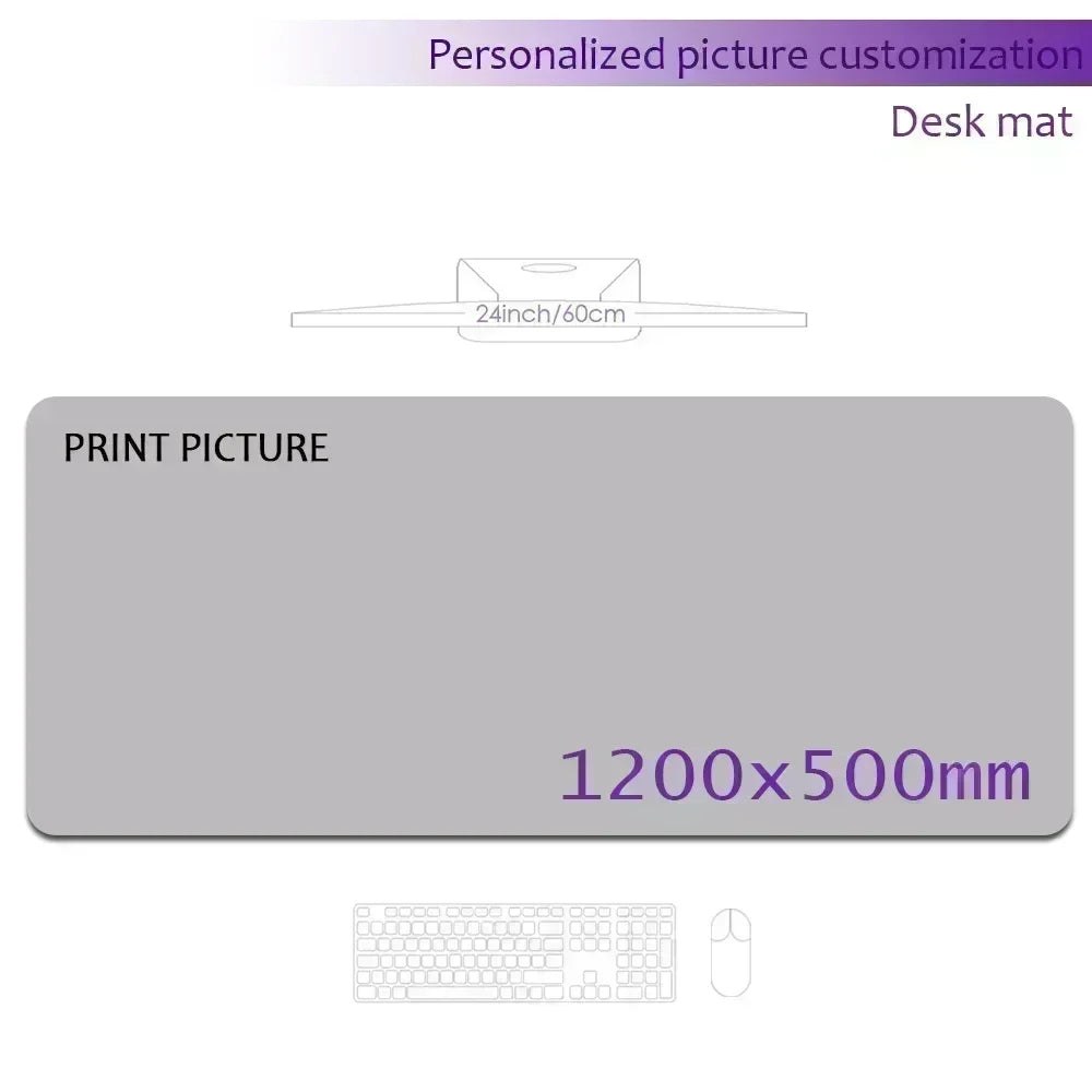 Custom Playmat 60x35cm Mousepad Custom Image Tabletop Gaming Deskmat Playmat Custom Game Mat Printing HD,Rubber Mouse Pad Xxl