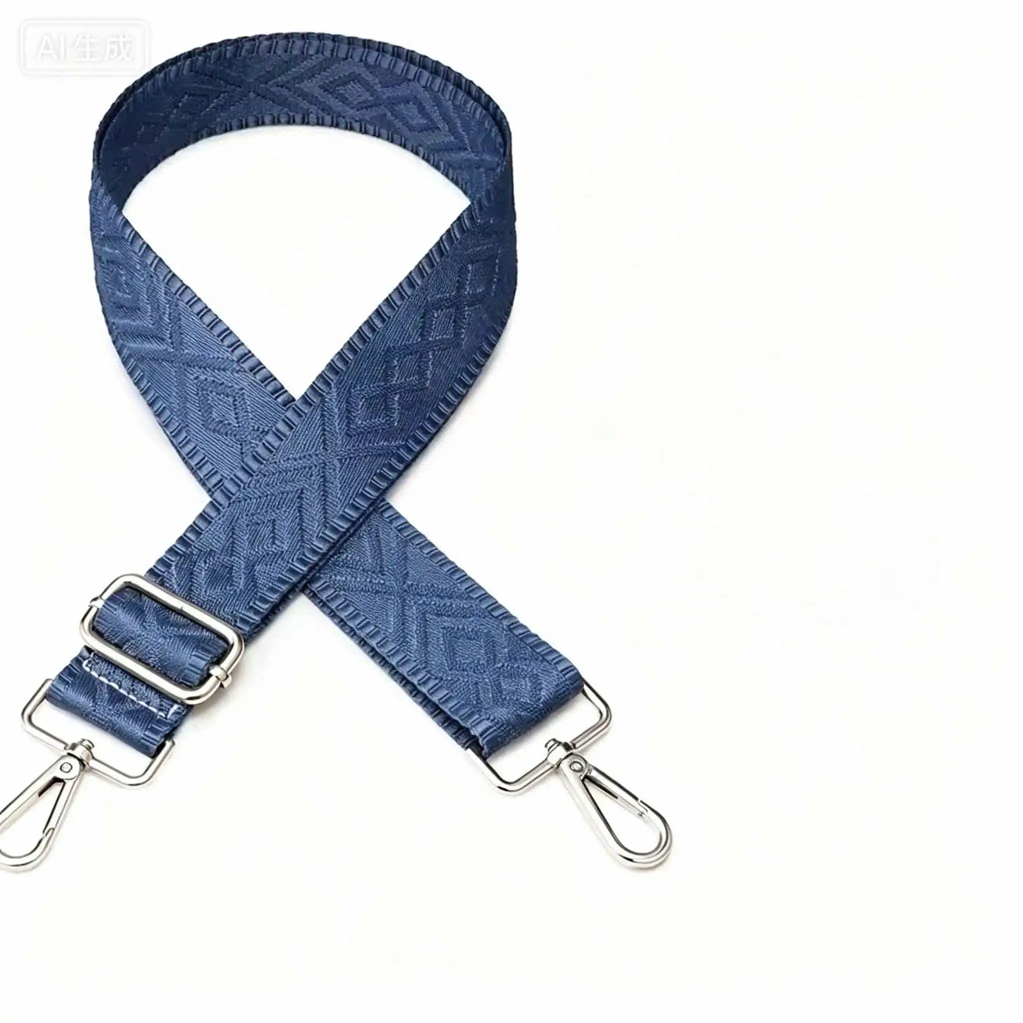 3.8cm Wide Jacquard Bag Strap Adjustable Replacement Crossbody Shoulder Strap for Handbags