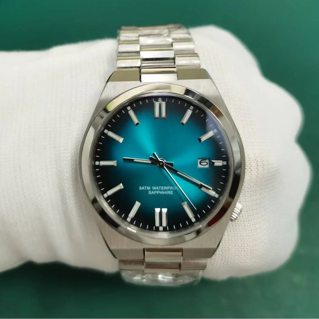 DD40MM Sapphire Crystal Stainless Steel Men Watch Japan Miyota Movement Waterproof Luxury Business Sport Men's Analog Wristwatch