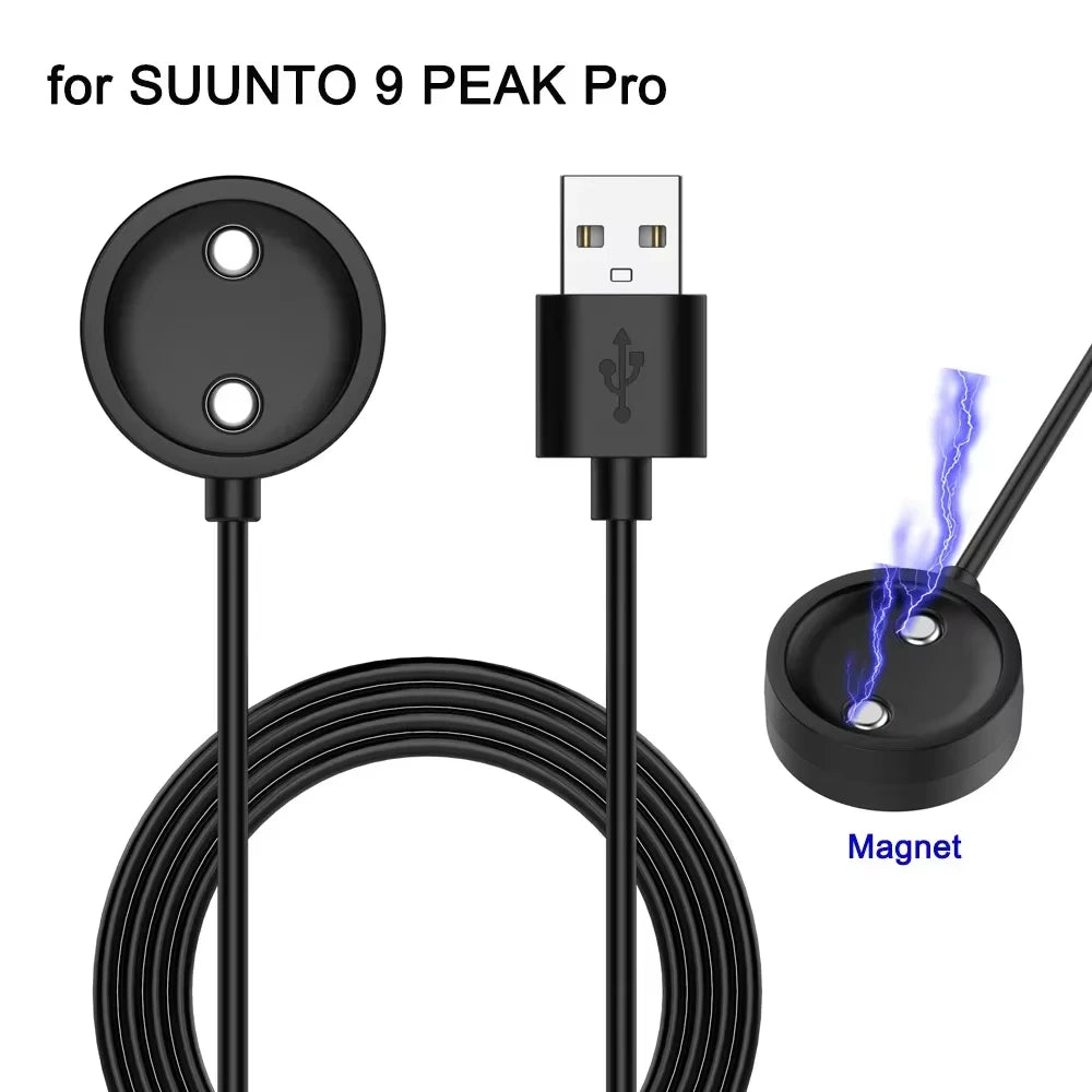 For SUUNTO 9 Peak Pro/Vertical/ Race/Race S/Ocean Charger USB Charger Smart Watch Charging Cable Replacement Charger