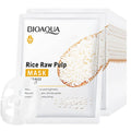 10pcs BIOAQUA Rice Raw Pulp Facial Masks skincare Moisturizing Firming Hydrating Face Mask Sheets Mask Korean Skin Care