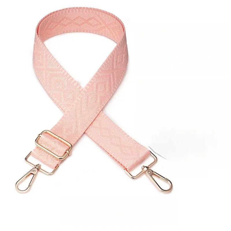 3.8cm Wide Jacquard Bag Strap Adjustable Replacement Crossbody Shoulder Strap for Handbags