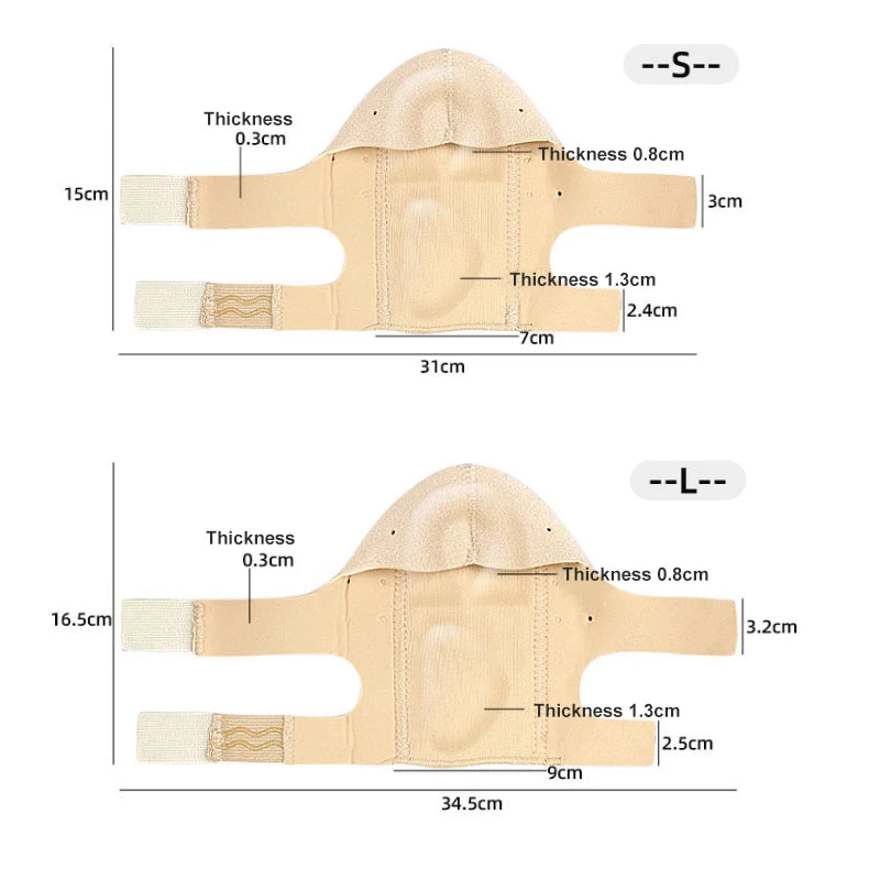 1Pair Relief Plantar Fasciitis Heel Protectors Shockproof  Achilles Tendonitis Heel Support Cushion Adjustable Heel Inserts Pads
