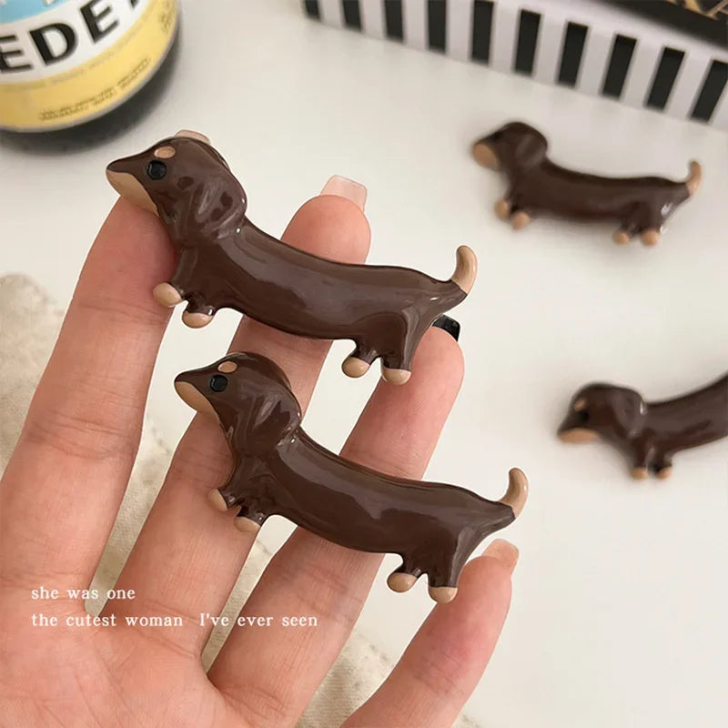 Tools Cute Cartoon Accessories Hair Clip Dog Shape Side Bangs Makeup Female Ladies Hairpin Girls Headwear Gifts