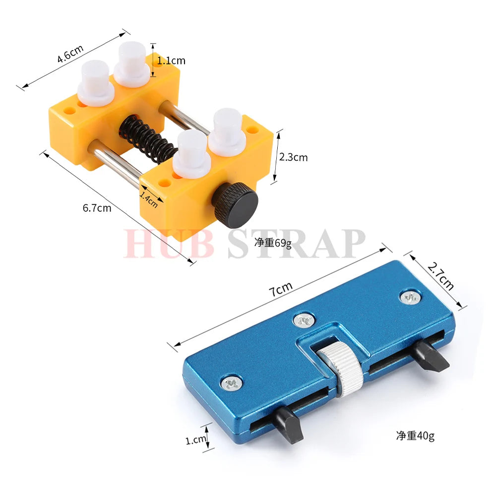 1 Set Adjustable for Watchmaker Repair Tool Watch Back Case Cover Holder Remover Opener Safety Stainless Steel Watch Accessories