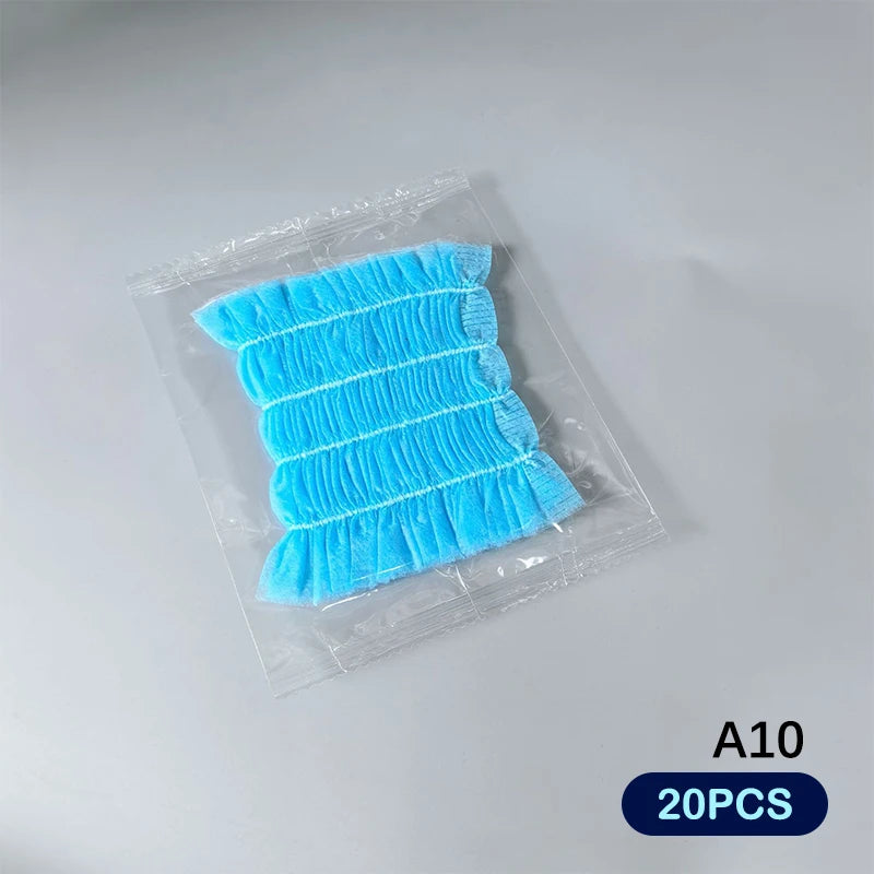 20/50/100pcs Disposable Spa Headbands Soft Non- Elastic Facial Hair Bands For Sauna, Facial Cleansing, Skincare & Makeup