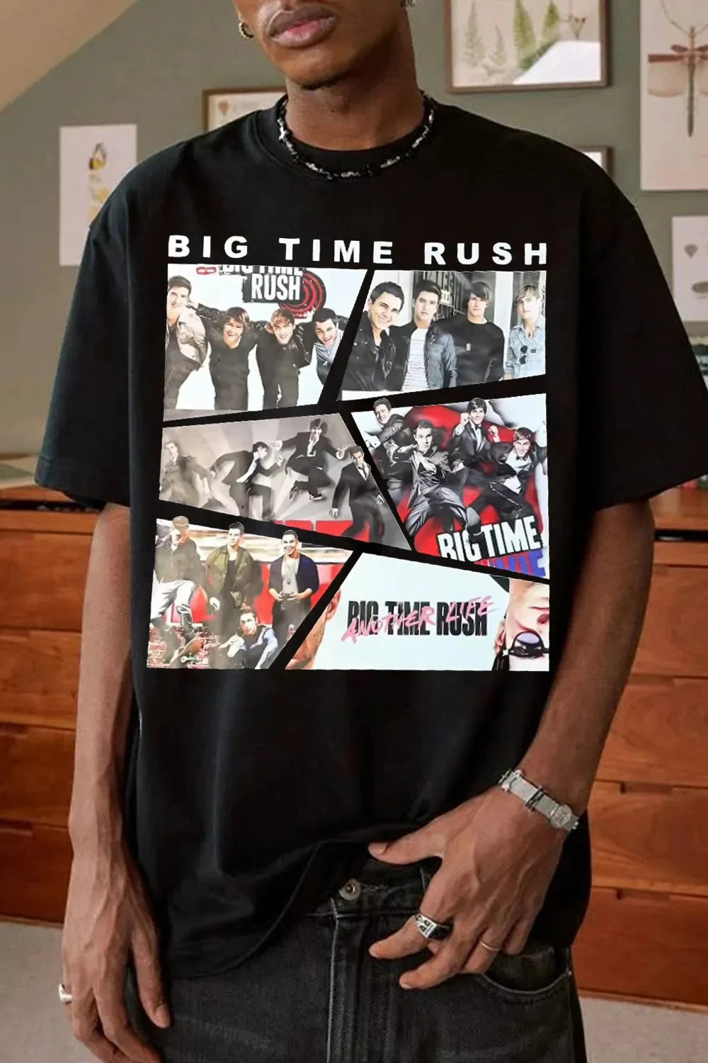 2026 Rush  Band TShirt Mens Womens Cotton Tees Summer Casual Short Sleeve Round Neck Clothing Loose Top Trend Unisex Tee