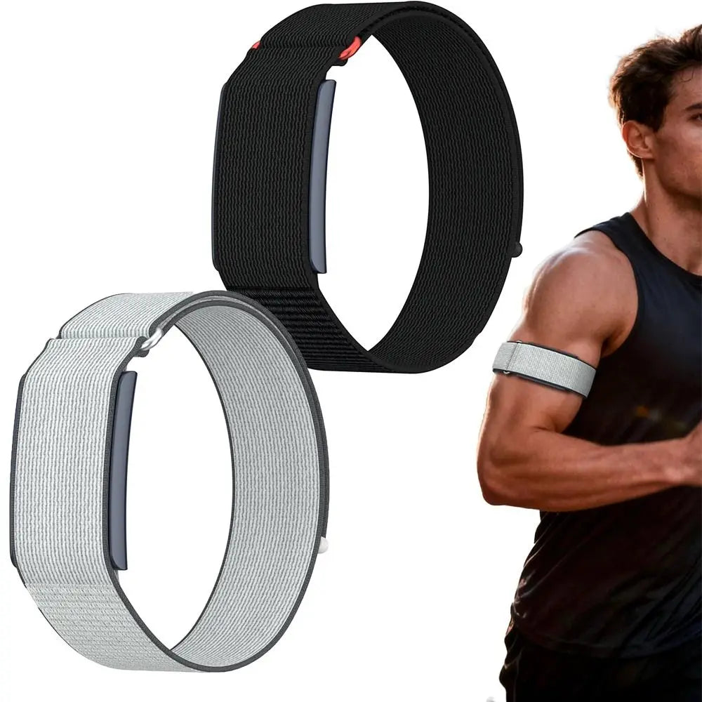 Nylon Sport Band Bicep Band Loop Design Adjustable Replacement Wristband Breathable for Amazfit Helio Strap