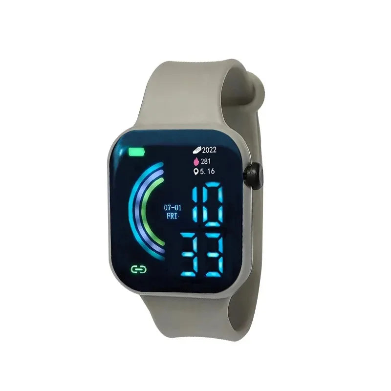 Child Watch Ultra Light LED Digital Watch for Kids Boy Girl Sports Silicone Wristband Electronic Clock Relogio Infantil