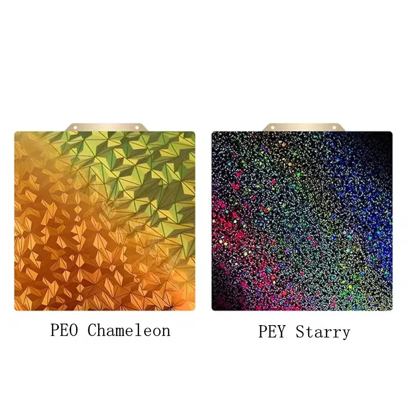 Double Sided Textured PEI Sheet 200x200mm Magnetic Build Plate PET PEO PEI Spring Steel Bed Strong Adhesion for Voron 3D Printer