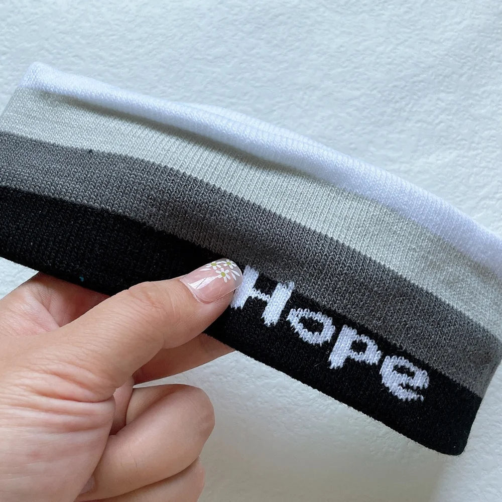 1PCS Sweat Band Sports Headband Fitness Sweat-Absorbing HairBand Yoga Jog Running Makeup Bath Headscarf Hair Accessories Unisex