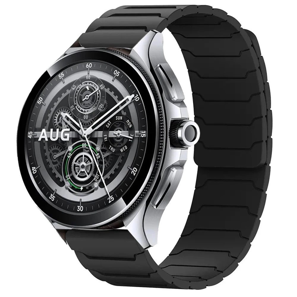 20/22mm Magnetic Band For Xiaomi Watch 2 Pro/Color 2/Mi Watch S1 S4 Sport Strap For Amazfit Bip 6 5/BALANCE 2 Silicone Bracelet