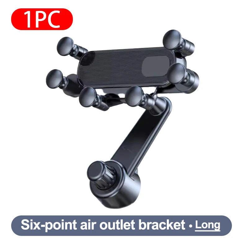 SEAMETAL Gravity Car Phone Holder Car Air Vent Phone Mount Universal Shockproof GPS Clip Smartphone Stand for Car Accessories
