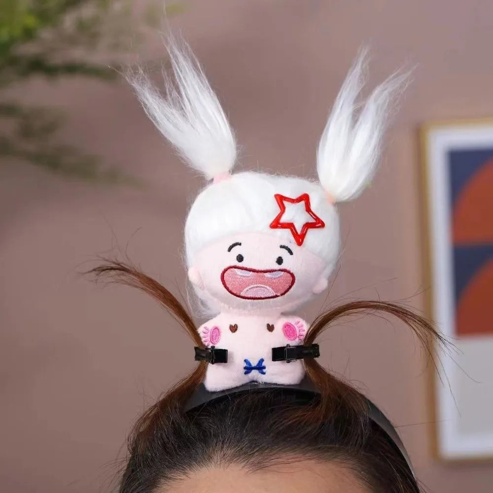 New Wash Face Cartoon Hairband Soft Headpiece Funny Headbands Women Girl Hair Accessories Hairstyle Fixing Tool