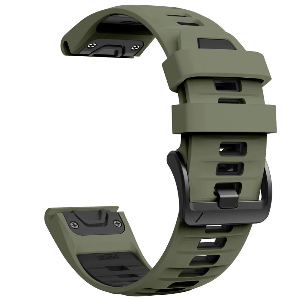 Fenix8 Watch Band For Garmin Fenix 8 Pro 47mm 51mm E 7 7X 6 6X/Epix Pro/Tactix8 970 965 QuickFit 22mm 26mm Sports Silicone Strap