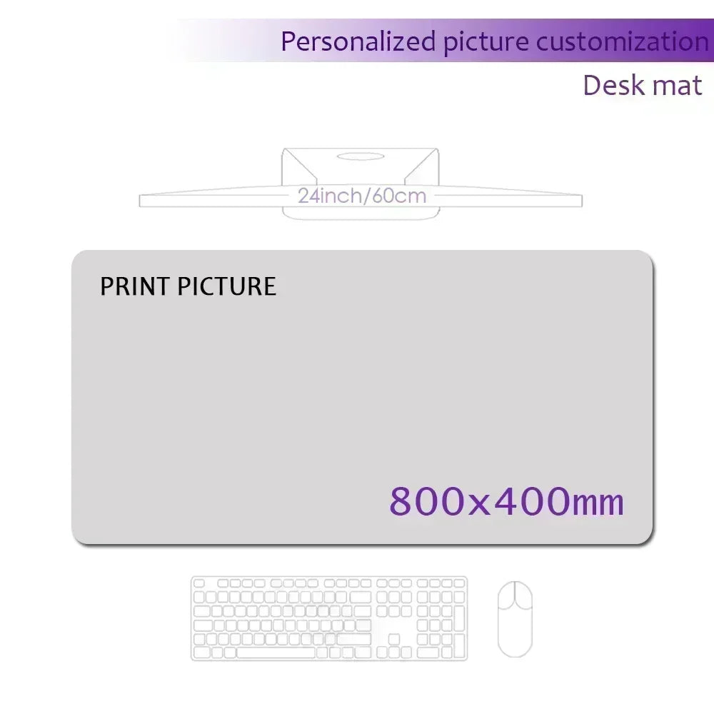 Custom Playmat 60x35cm Mousepad Custom Image Tabletop Gaming Deskmat Playmat Custom Game Mat Printing HD,Rubber Mouse Pad Xxl