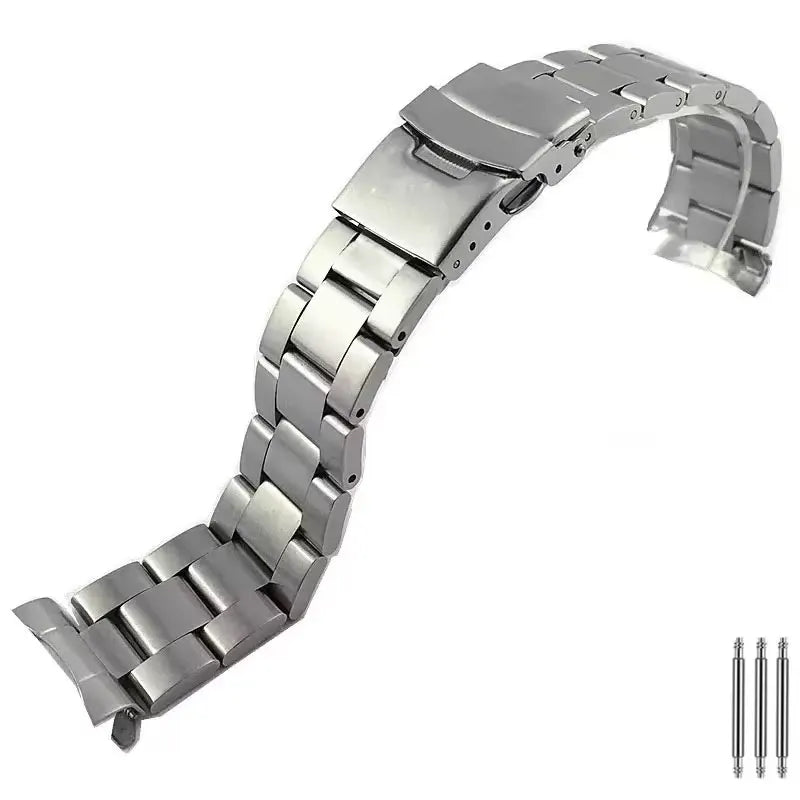 Traditional Watch Strap For Casio Duro Mdv106/107 For Seiko Skx007/Skx009 Diving Steel Metal 20/22mm Watchband Replacement Parts