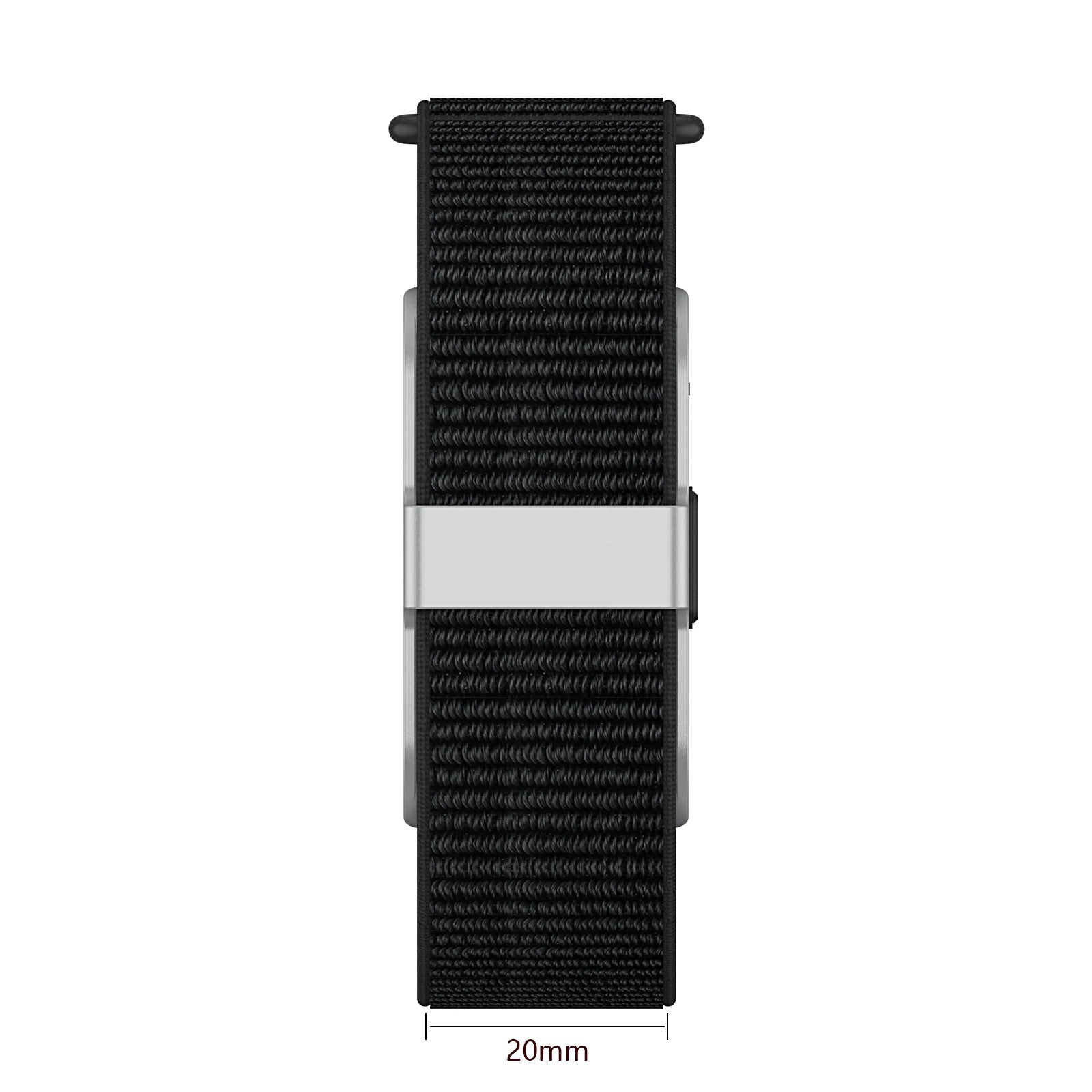 Suitable for Humu Band smart wristband strap 20mm single straight through nylon loop strap, breathable and comfortable