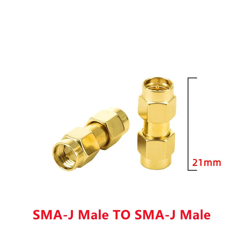 2PCS SMA to SMA Adapter SMA Male Female to Male Female RP SMA Straight 3 Way Right Angle 90 135 Degree RF Connector for Antenna