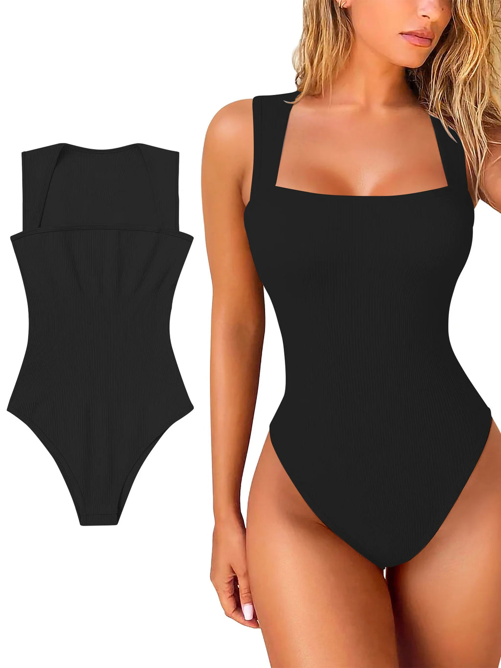 Women's Fashion Shapers Jumpsuit Seamless Sexy Briefs Tights Wide Shoulder Strap Comfortable Easy to Wear with Bra Shaping Under