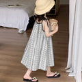 Bohemian printed style vacation dress For 1-9 Yrs Baby Girls 6.1 Children's Day Party Costumes Sleeveless loose beach Dress 2026