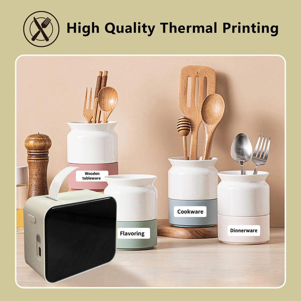 Marklife P15 Mini Pocket Thermal Label Printer Wireless Bluetooth Adhesive Label Maker Similar as D11 D110 D101 Portable Printer
