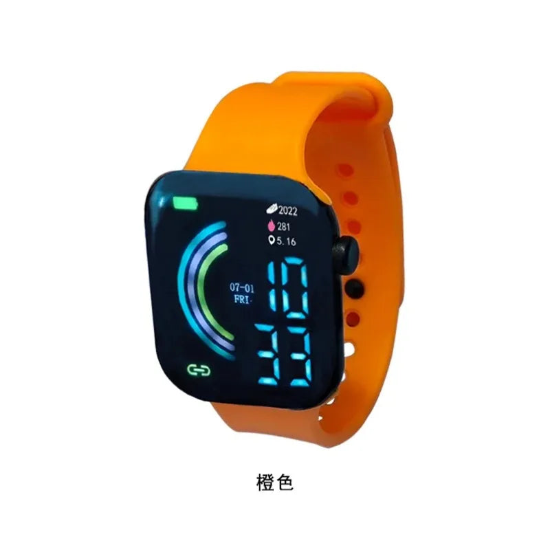 Child Watch Ultra Light LED Digital Watch for Kids Boy Girl Sports Silicone Wristband Electronic Clock Relogio Infantil
