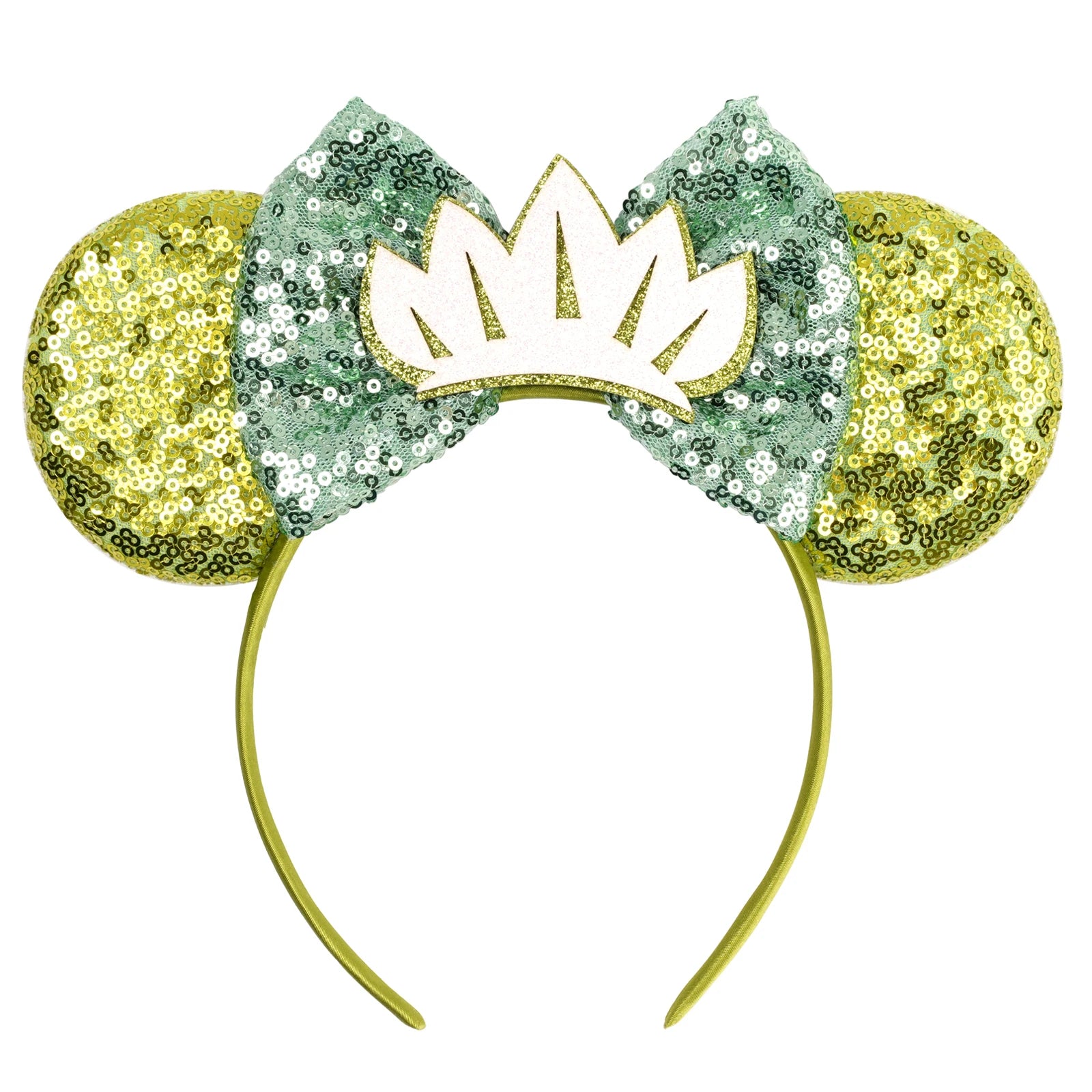 2025 New Style Mickey Minnie Ear Headband Sequin Bows Girl Adult Kids Halloween Party Cosplay Hair Accessories Princess Hairband