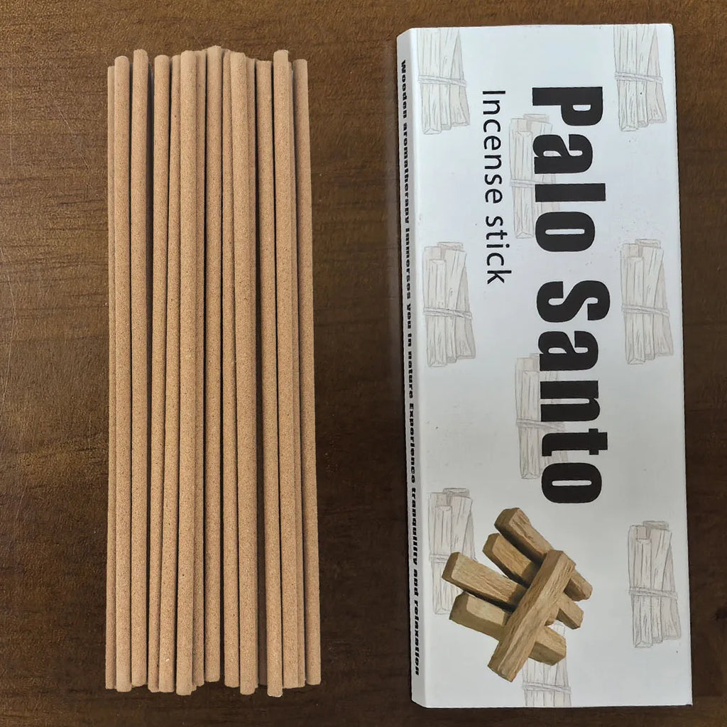 44Pcs/Box Thick 0.28cm Incense Sticks, Palo Santo Incense Sticks, Made from Natural Incense Powder, Suitable for Home, Yoga, Leisure, Reading, Hiking, Gatherings, and Travel, Essential Aromatherapy, Purifies the Air