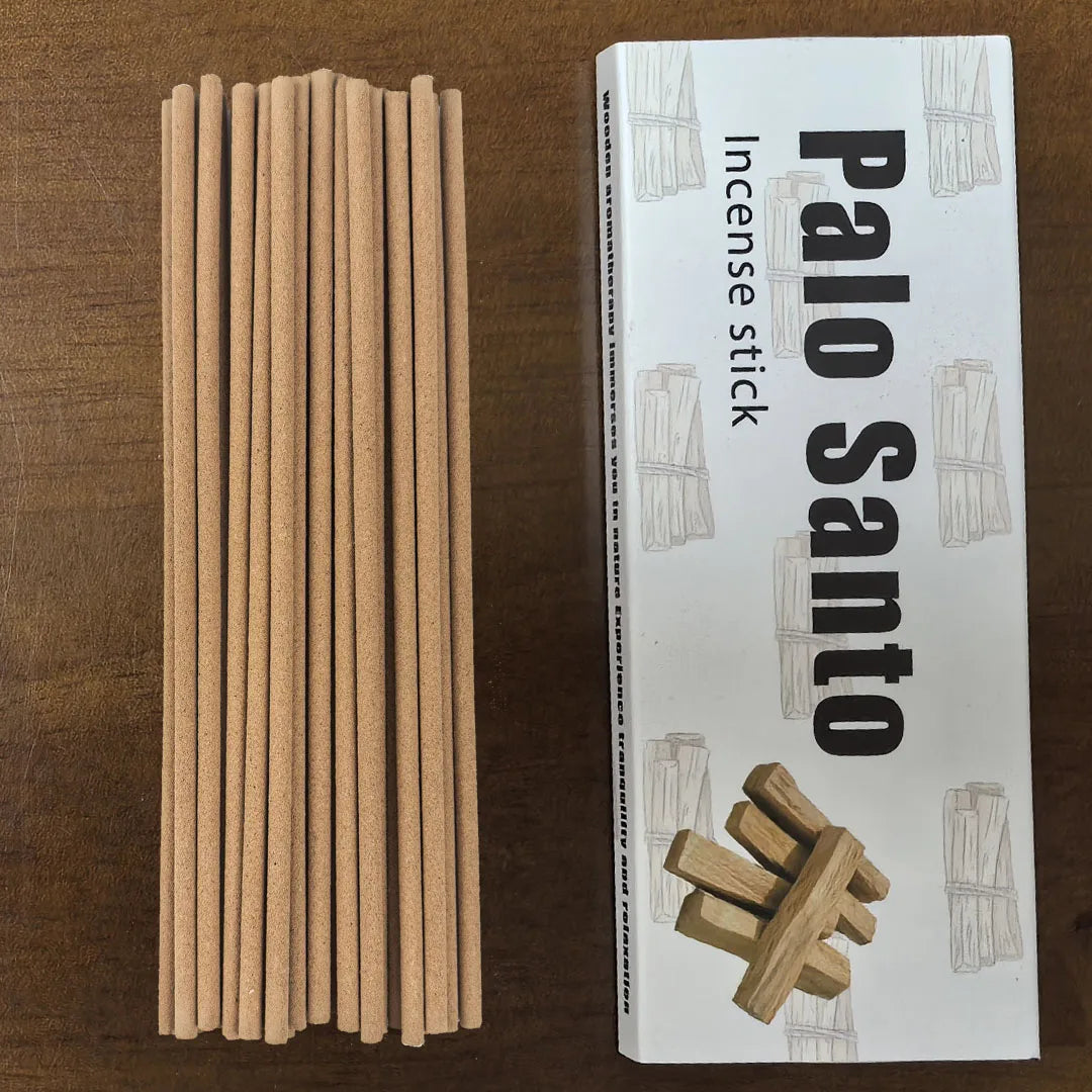 44Pcs/Box Thick 0.28cm Incense Sticks, Palo Santo Incense Sticks, Made from Natural Incense Powder, Suitable for Home, Yoga, Leisure, Reading, Hiking, Gatherings, and Travel, Essential Aromatherapy, Purifies the Air