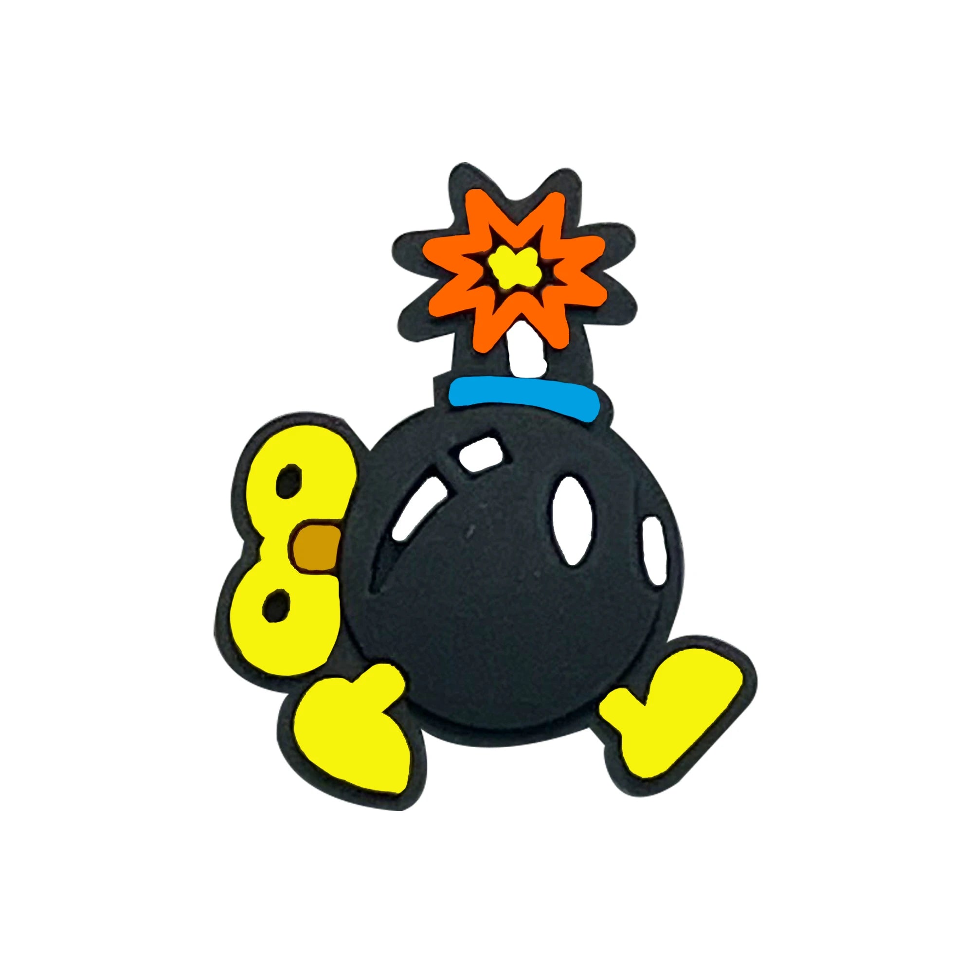 1-100Pcs Jumping Brothers Game Series Shoes Charms PVC Shoe Bag Accessories For Clogs Sandals Decoration Buckle Kids Gifts