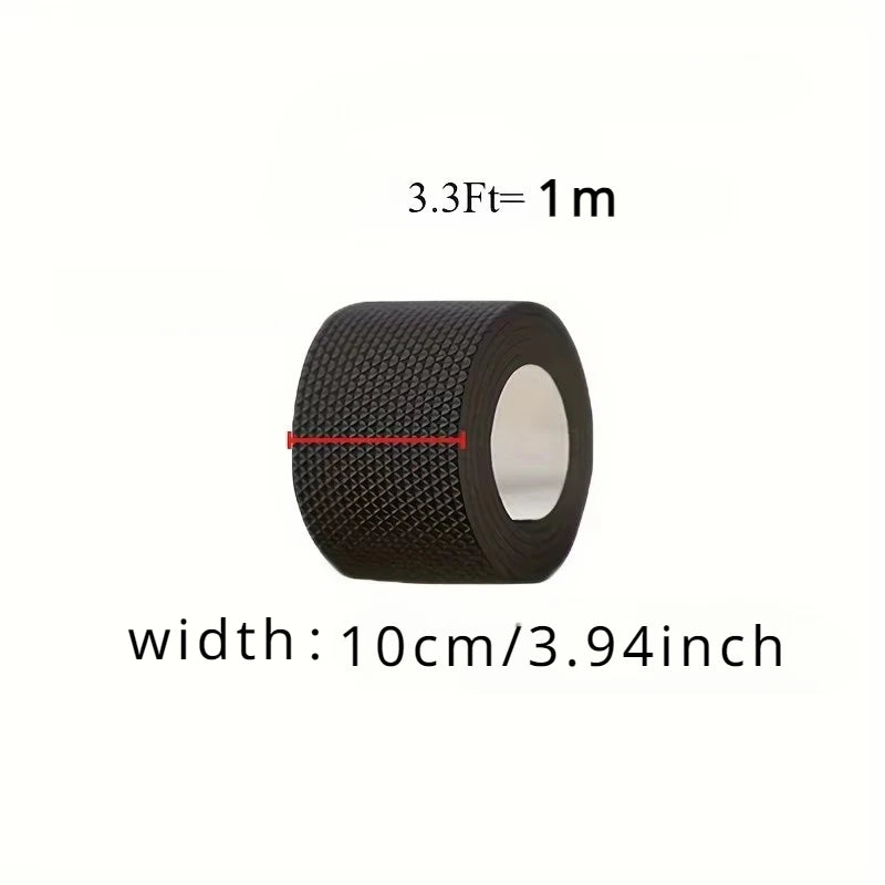 Self adhesive sole repair tape - anti slip, noise reducing protective film for high heels, sports shoes, and sandals