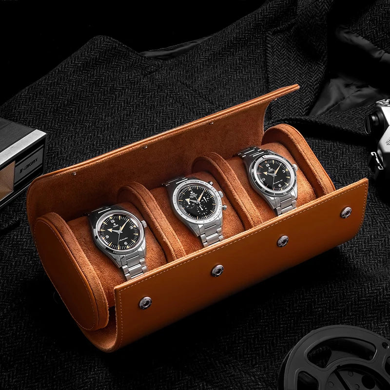 Thron T026 Mechanical Watch PT5000/Swiss Ronda Movement Men's WatchSapphire Crystal 316L Stainless Steel Vintage Style Watch