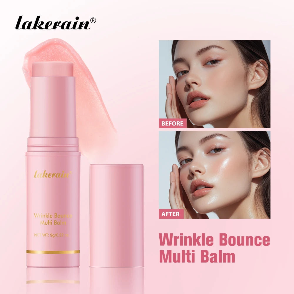 Pink Hydrating Stick Deep Hydrating Facial Skin Multi-functional Long-lasting Brightening Smooth Wrinkle Stick Skin Care Makeup