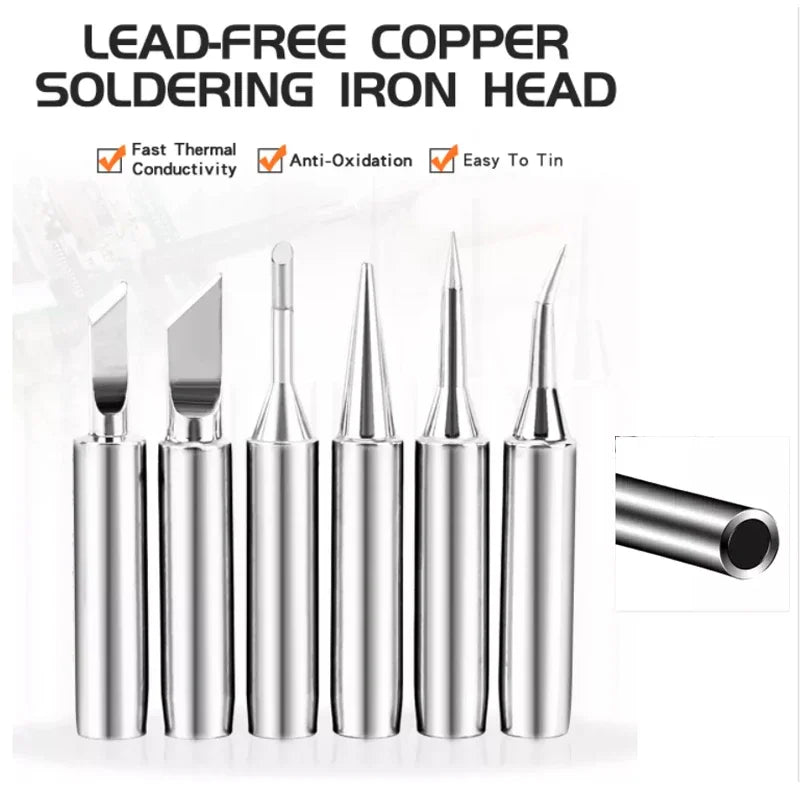 Soldering Iron 900M-T Soldering Iron Head Inside Hot Bare Electric Soldering Iron Tip Soldering Station Tool Pointy For Welding