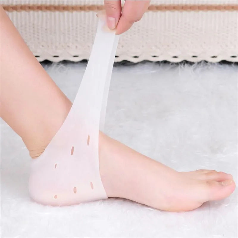 1Pai Heel Cushion Gel Heel Protector for Plantar Fasciitis Achilles Tendonitis Bone Spur Aching Feet Relieve Pain Pedicure Tools