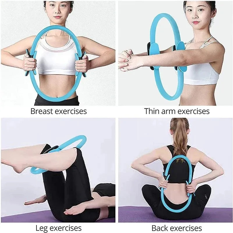 Pilates circle, yoga ring, yoga aid for slimming thighs and strengthening the waist, weight loss and slimming.