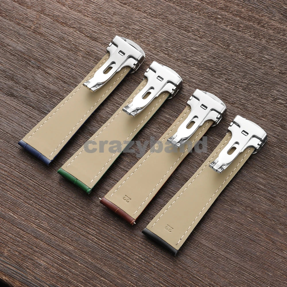 Genuine Leather Watch Strap for Cartier Tank London Solo Business Men‘s Soft Bracelet High Quality New Wrist Band 18mm 20mm 22mm