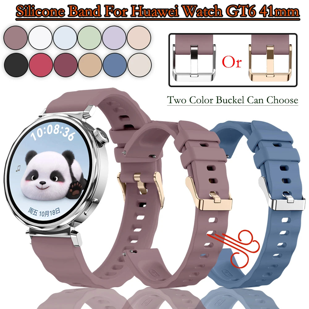 18mm Original Strap for Huawei GT6 41mm Men Women Wrist Band for Huawei GT5 Pro 42mm GT6/5/4 41mm Watch 5 42mm Universal Strap