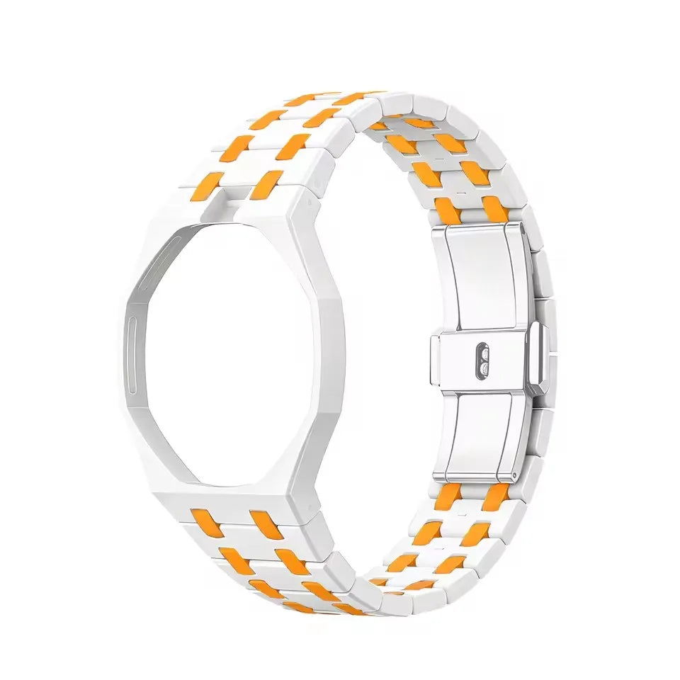 Advanced Luxury Modification Kit Pocket Changer To Wristwatch For Swatch X AP Royal POP Ceramic Biomaterials Watch Case Strap