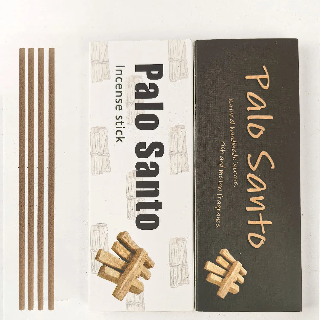 44Pcs/Box Thick 0.28cm Incense Sticks, Palo Santo Incense Sticks, Made from Natural Incense Powder, Suitable for Home, Yoga, Leisure, Reading, Hiking, Gatherings, and Travel, Essential Aromatherapy, Purifies the Air