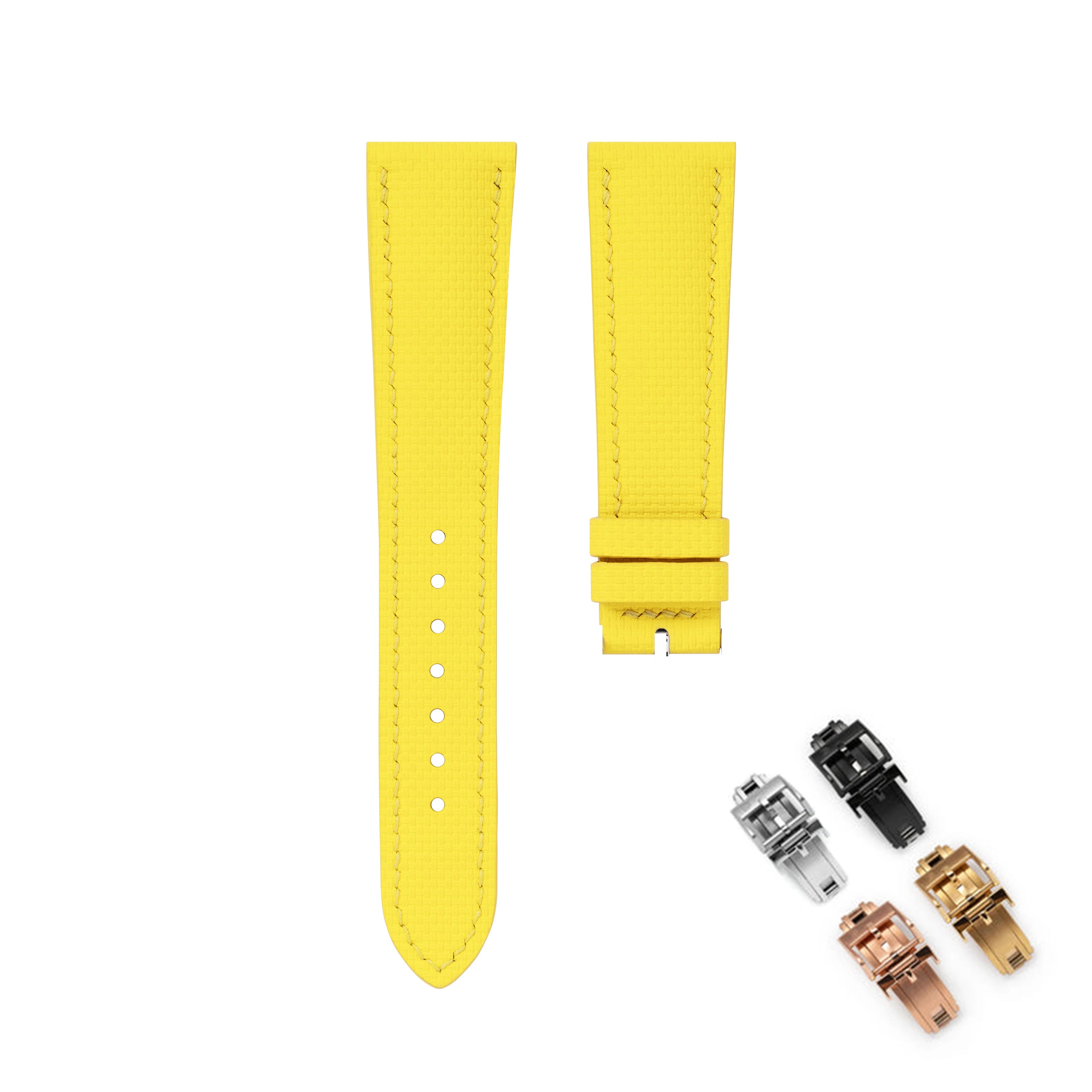 FKM Rubber Sailcloth Watch Strap 18mm 19mm 20mm 21mm 22mm Watch Bands Fit For Omega Seamaster 150 Omega Speedmaster Swatch