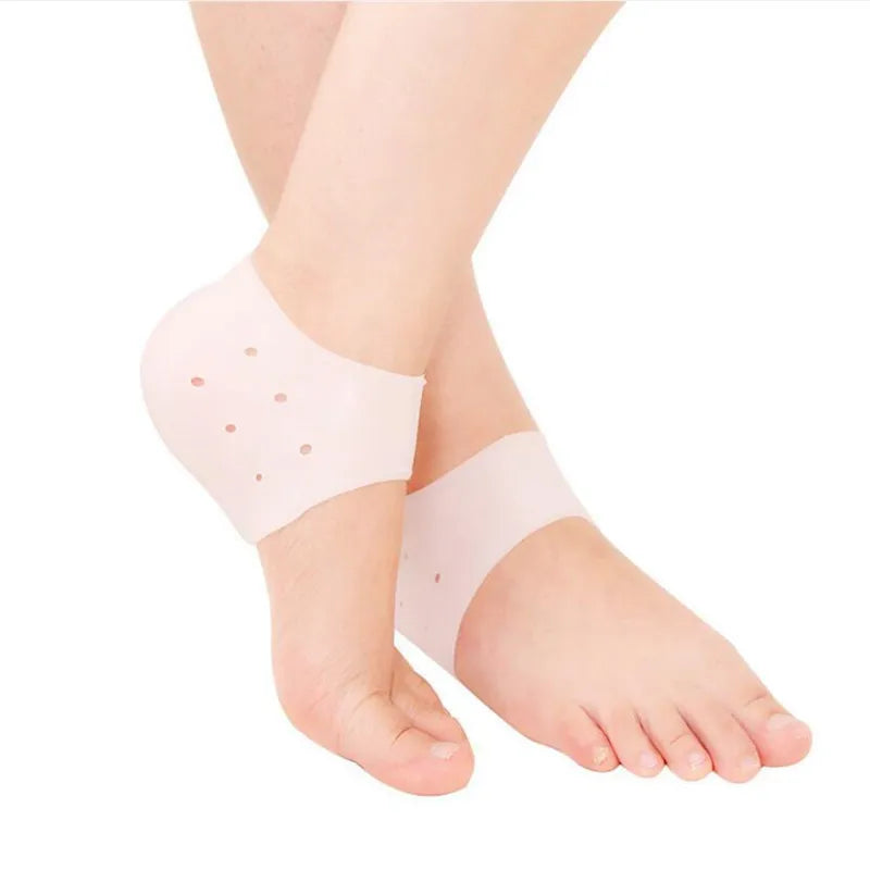 1Pai Heel Cushion Gel Heel Protector for Plantar Fasciitis Achilles Tendonitis Bone Spur Aching Feet Relieve Pain Pedicure Tools
