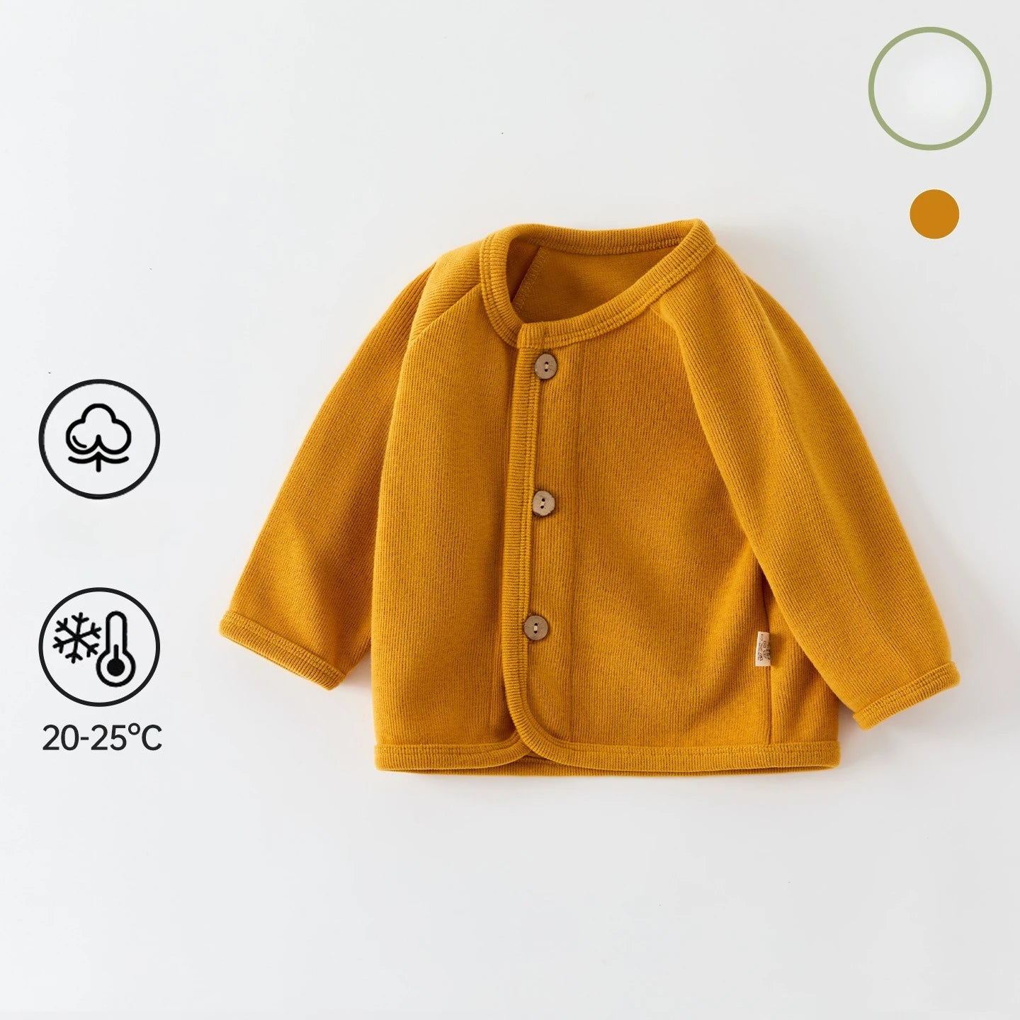 Baby CardiganUltra-Soft Spring & Autumn Knitwear for Infants & Toddlers - Chic, Comfortable