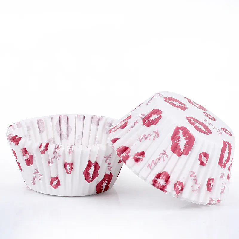 100Pcs/pack Cake Muffin Cupcake Paper Cups Cake Box Cupcake Liner Kitchen Baking Accessories Cake Mold Decorating Tools