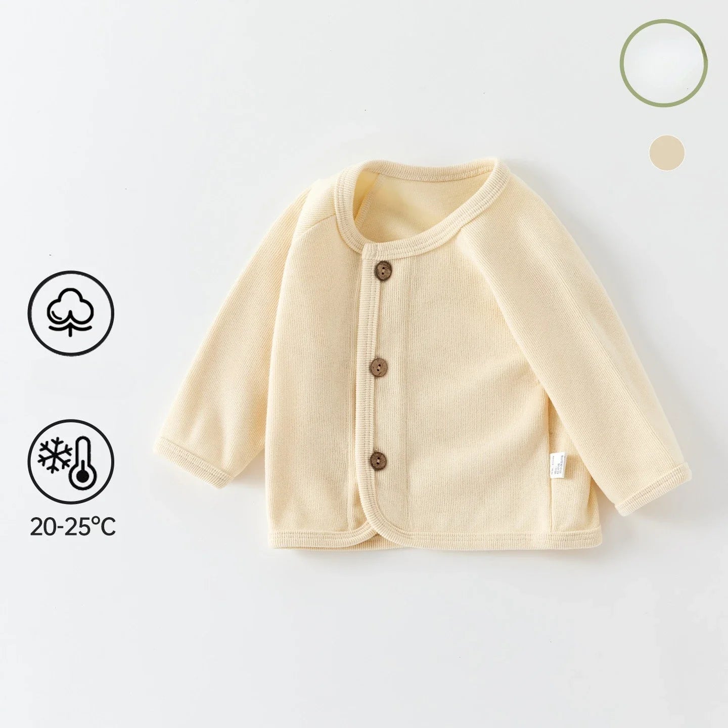 Baby CardiganUltra-Soft Spring & Autumn Knitwear for Infants & Toddlers - Chic, Comfortable